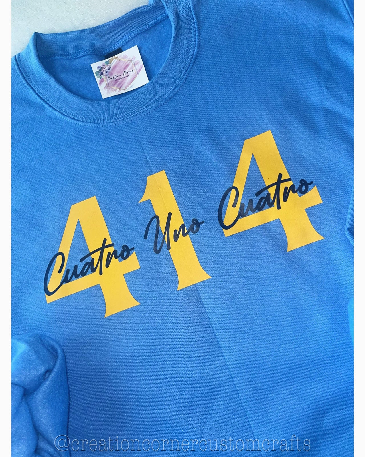 414 Cuatro Uno Cuatro Crewneck Sweatshirt- Milwaukee Colorway