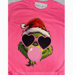 Bubble Gum Grinchy T-shirt