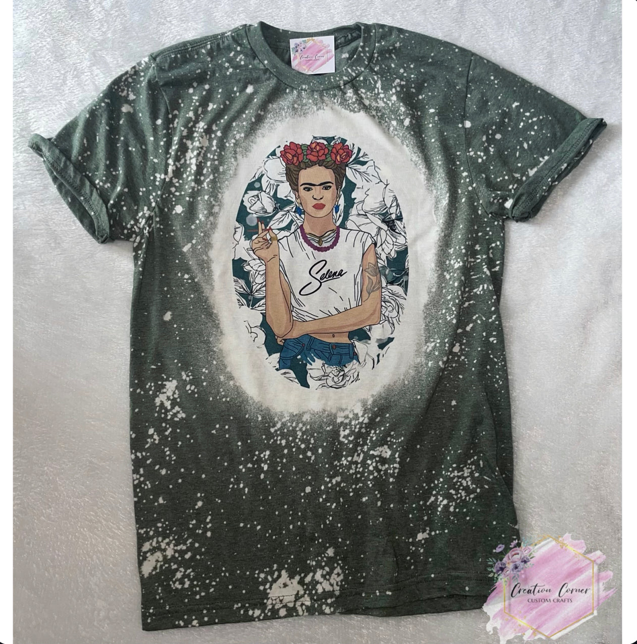 Frida Selena Bleached T-shirt