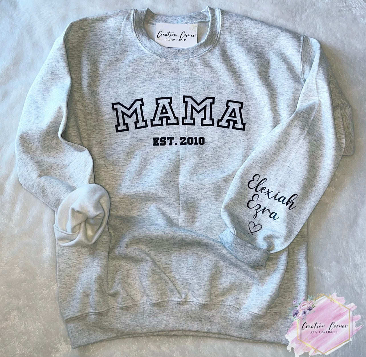 Customized MAMA Crewneck Sweatshirt