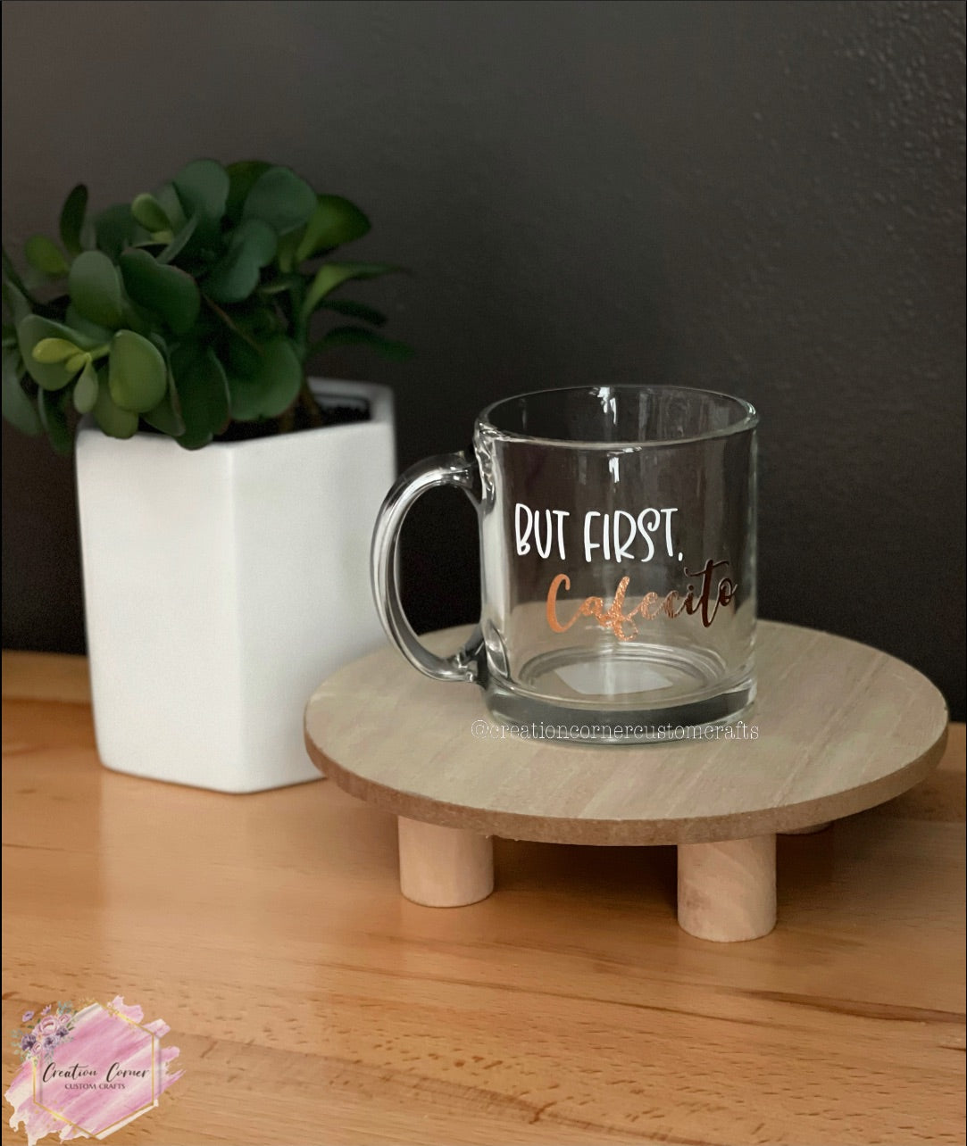 But First, Cafecito Coffee Mug – Creation Corner Custom Crafts