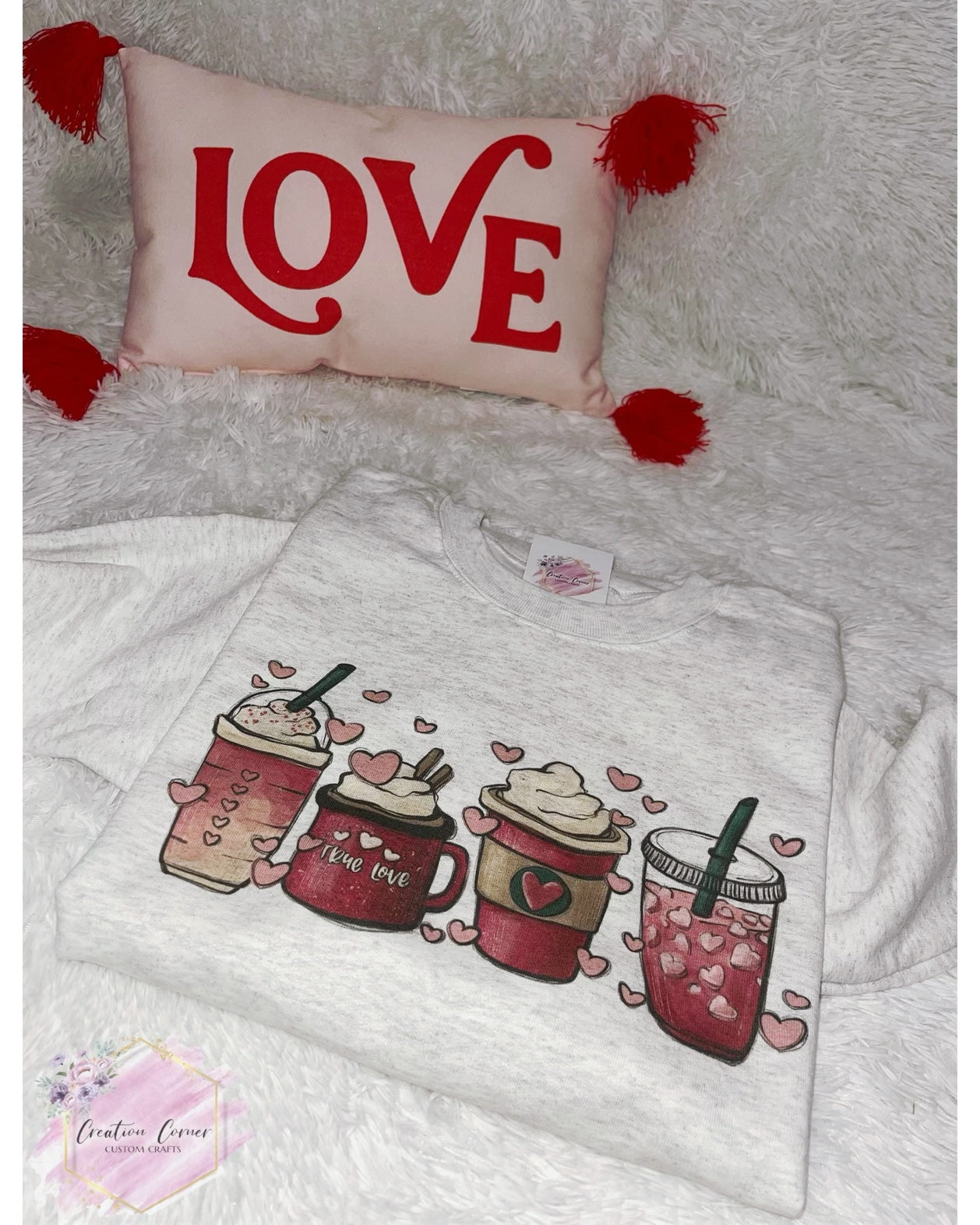 True Love Coffee Crewneck Sweatshirt